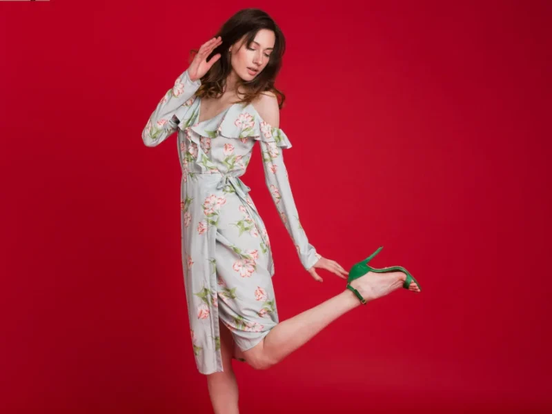 shoes with short kurti