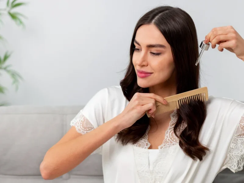 how to use hair oil without greasy