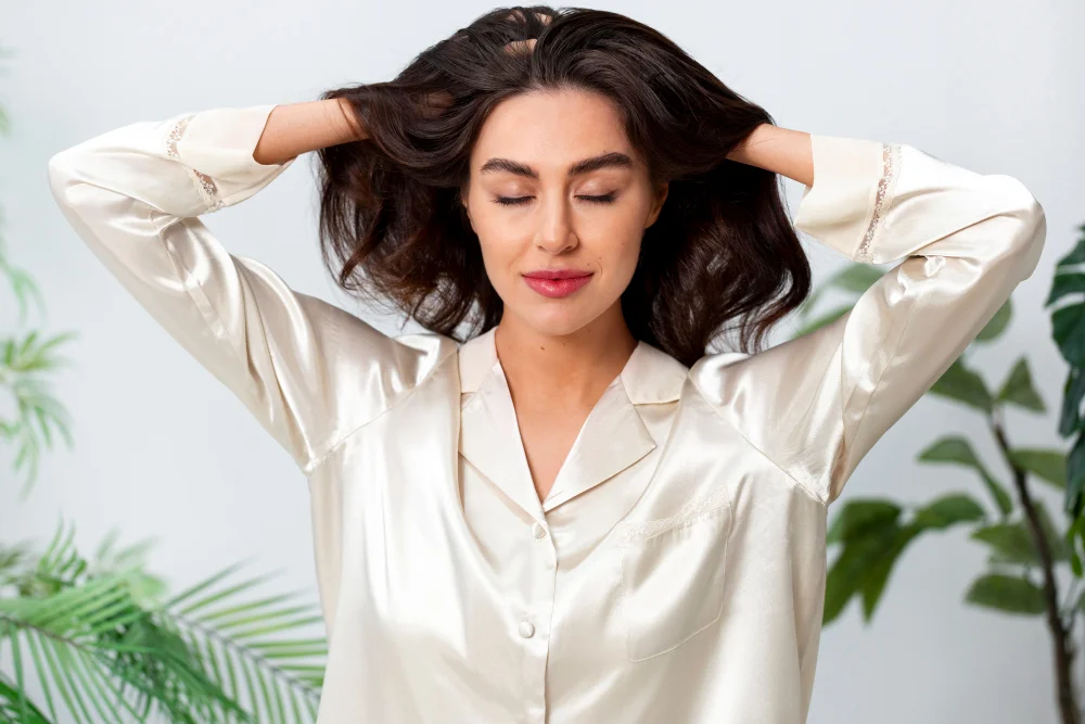 oily scalp dry ends routine
