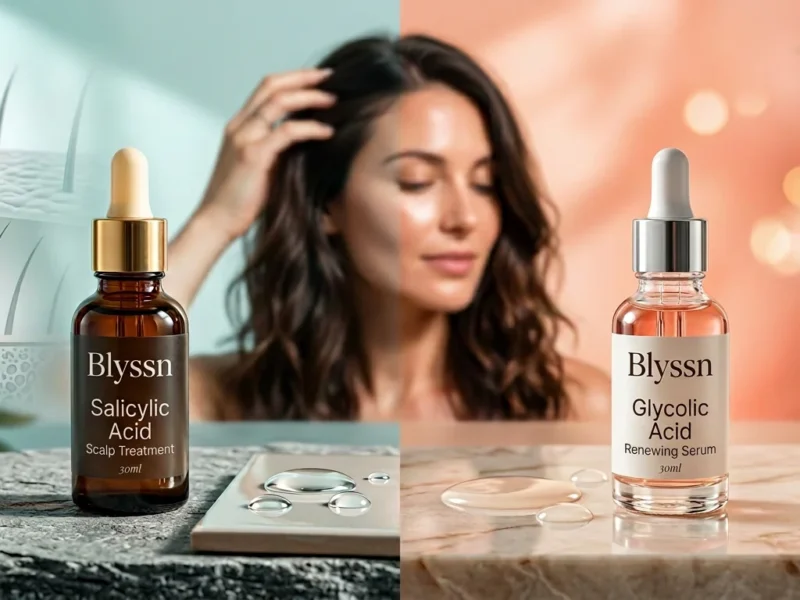 salicylic acid vs glycolic acid for scalp